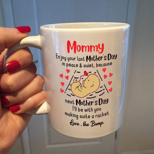 Gift For Mom To Be Making Quite A Racket Mug